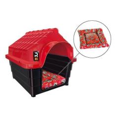 Imagem de Casa Em Plástico Para Cachorros N5 Com Colchão De --