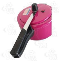 Imagem de Panela De Pressão 3L Pink Com Tampa Pintada Exclusiva - Grenada