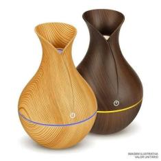 Imagem de Umidificador Ultrassônico Difusor Aroma Ar Aromatizador Tulipa Madeira