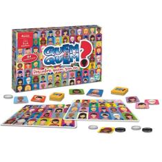Imagem de Jogo Estratégia Infantil De Tabuleiro Quem É Quem ? 48 Cartas 24 Personagens