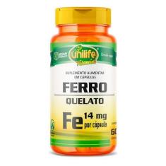 Imagem de Ferro Quelato 500mg 60 Cápsulas MPOWER