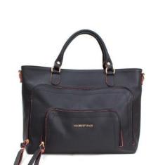 Imagem de BOLSA FEMININA EM COURO ALÇA DE MÃO VERDE TIFFANY COM LARANJA "OLIVIA AMARANTOS"-Feminino