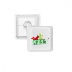 Imagem de Kit de atualização para jogos com teclado mecânico PBT de bambu verde China Town