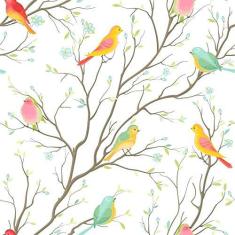 Imagem de Papel de Parede Colored birds
