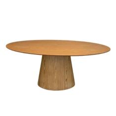 Imagem de Mesa De Jantar Cone 120X80 Cm Freijó Madeira Freijó