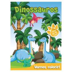 Imagem de Livro - Vamos colorir - Dinossauros