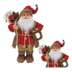 Imagem de Papai Noel Boneco Decoração Natalina Enfeite De Natal 30cm - Generic