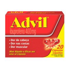 Imagem de Advil 400mg com 20 cápsulas 20 Cápsulas Líquidas