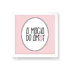 Imagem de Arte Maníacos Quadro Decorativo A Magia do Amor - 50x50cm (Moldura em laca )