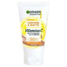 Imagem de Protetor Solar Facial Hidratante Garnier Skin - Uniform & Matte Vitami