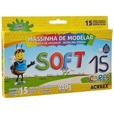 Imagem de Massinha Soft 15 Cores Acrilex