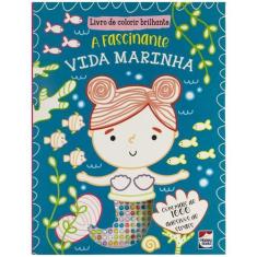 Imagem de Livro - Livro De Colorir Brilhante: A Fascinante Vida Marinha
