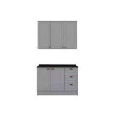 Imagem de Cozinha Modulada Completa Americana 3 Peças (1Aéreo+1Balcão+1Complemen