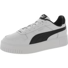 Imagem de PUMA Carina Street Tênis feminino, Puma branco-puma preto-puma prata, 40