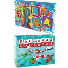 Imagem de Jogo De Tabuleiro Palavras Cruzadas + Forca - Pais E Filhos