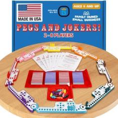 Imagem de Jogo De Tabuleiro 3D Pegs And Jokers, Diversão Estratégica Para 2 A 8