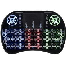 Imagem de Mini Teclado Mouse Iluminado Led Touchpad Wireless Bluetooth