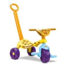 Imagem de Triciclo Velotrol Infantil Zoo Com Empurrador - Samba Toys