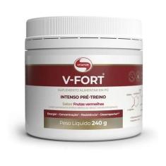 Imagem de V Fort Pré Treino Intenso 240G Frutas Vermelhas Vitafor