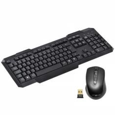 Imagem de Teclado E Mouse Inova Sem Fio 2.4G Receptor Nano - Lehmox