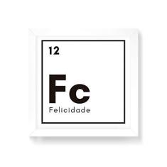 Imagem de Arte Maníacos Quadro Decorativo Felicidade Elemento - 50x50cm (Moldura em laca )