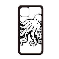 Imagem de Ilustração de desenho animado polvo da vida marinha para iPhone 12 Pro Max capa para Apple Mini Mobile Case