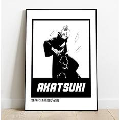 Quadro Decorativo Desenho Naruto Shippuden Decorar