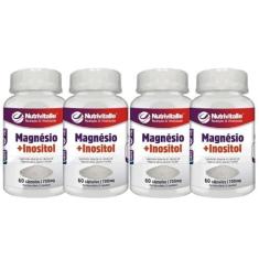 Imagem de KIT 04 MAGNESIO + INOSITOL 700MG 60CAPS NUTRIVITALLE