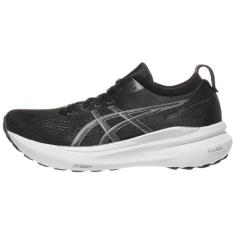 Imagem de ASICS Tênis de corrida feminino Gel-Kayano 31, Preto/prata pura, 40