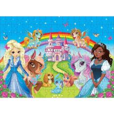 Imagem de Quebra-cabeca cartonado sonho de princesa 200 pecas ggb plast