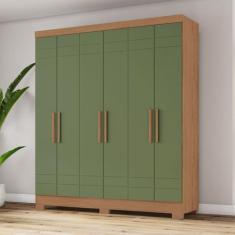 Imagem de Guarda-Roupa 6 Portas 3 Gavetas B369 - Briz