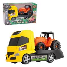 Imagem de Caminhão Trans-Tractor Farm Orange Toys