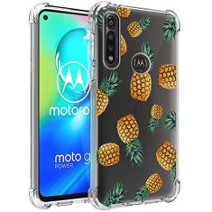 Imagem de Vavies Capa para Moto G Fast 2020, Motorola G Fast Phone Case para meninas e mulheres, fina, à prova de choque, transparente, macia, flexível, TPU, capa protetora para celular para Motorola Moto G