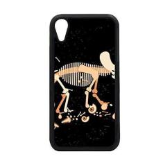 Imagem de Bones Bone Miniatura Dinossauro para iPhone XR Capa para Apple Proteção de Celular