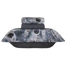 Imagem de Jogo De Cama Solteiro De Malha 100% Algodão Macio - 3 Peças - Bella En