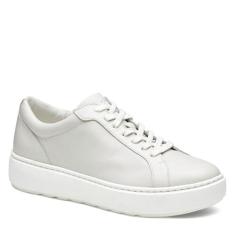 Imagem de Johnston & Murphy Tênis feminino Cammie com cadarço, Branco, 38
