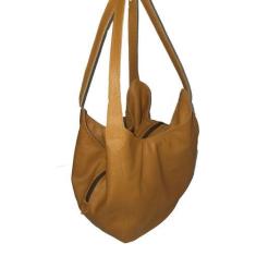 Imagem de Bolsa de Ombro Mão de Couro 3 Repartições Design Moderno Fabricação Pr