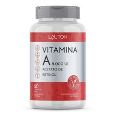 Imagem de Vitamina A 8.000UI Acetato de Retinol - 60 Cápsulas - Lauton Nutrition, Lauton Nutrition