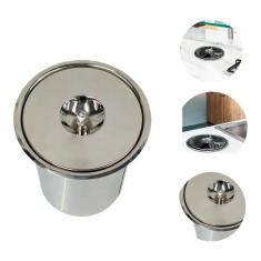 Imagem de Lixeira De Embutir Inox 12 Litros