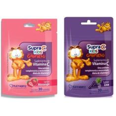 Imagem de Kit 2 Supra C Kids Suplemento De Vitamina C Para Crianças Em Goma Sabo