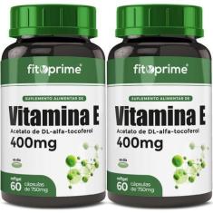 Imagem de Kit 2 Vitamina E 400Mg 400Ui Por Cápsula Com 60 Cápsulas - Fitoprime