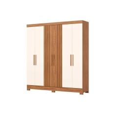 Imagem de Guarda Roupa Casal 6 Portas E 3 Gavetas C- Pés Briz B367 Nature-off White