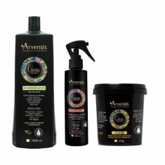 Imagem de Ativador de Cachos Crespos 1l + Máscara 2x1 + Spray - Arvensis