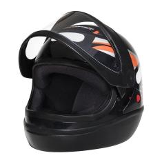 Imagem de Capacete Taurus San Marino Diablo Preto / Laranja tamanho 58