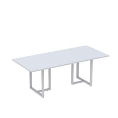 Imagem de Mesa de Reunião Retangular 200x90cm MR2000P25TUB Cinza