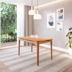 Imagem de Mesa de Jantar 4 Lugares 130cm Miriti Cabecasa Madeiramadeira Caramelo