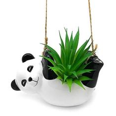 Imagem de Vaso Cachepô Pendente Panda