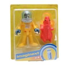 Imagem de Imaginext Boneco Básico Astronauta e Alien GBF47 - Mattel