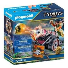 Imagem de Playmobil Pirata Com Canhão 70415 - Sunny