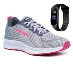 Imagem de Tênis Feminino Caminhada Esportivo Leve + Relogio-Feminino